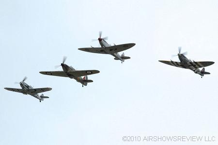 Battle of Britain 70th Anniversary fly-by